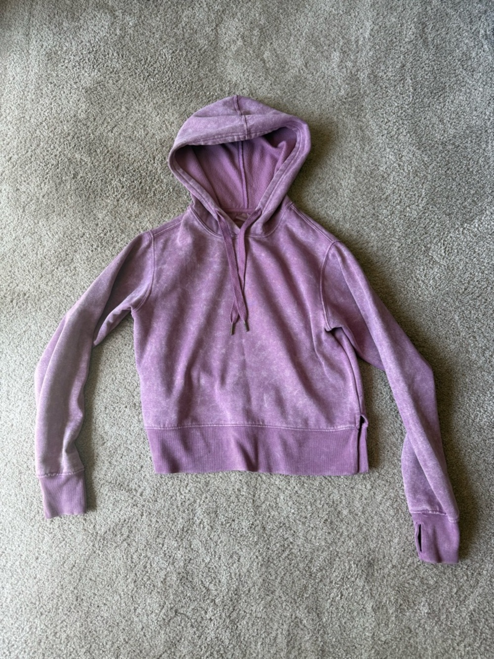 Women's Washed Lavender Pullover Hoodie